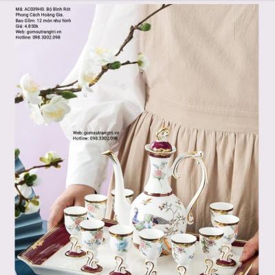 BỘ BÌNH RÓT PHONG CÁCH HOÀNG GIA